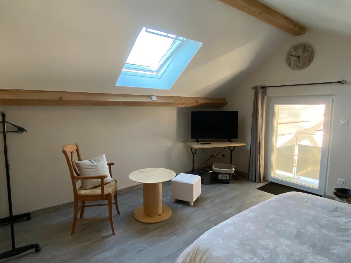 Chambre Privative Chez Toutoune Fontainebrux Exteriör bild